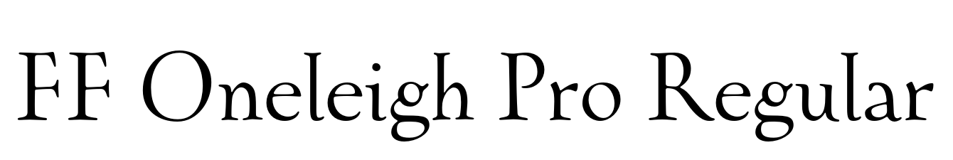 FF Oneleigh Pro Regular